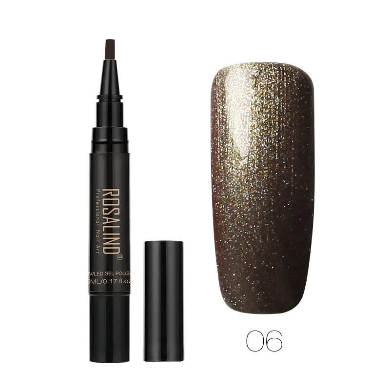 Esmalte de uñas en lápiz